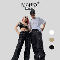 Quần Kaki Cargo Pant Túi Hộp Ống Suông Richky x Viet Store Local Brand Unisex Special Collection Premium Q333