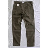 Quần kaki chinos giả jean nâu PullB