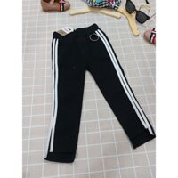 Quần kaki dài đen 2 sọc nhí 346