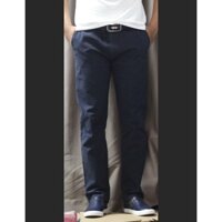 Quần kaki dài màu xanh than đậm