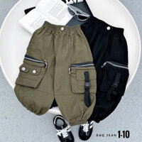 Quần kaki dài túi hộp bé trai size 10-30kg