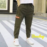 Quần KaKi Dài túi hộp bé trai