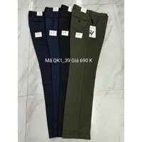 Quần Kaki Desert_ QK1-39,Quần kaki nam ống suông DESERT chất vải cotton cao cấp trẻ trung, dáng đứng năng độ
