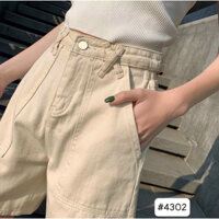 quần kaki jean ngố hai túi dành cho nữ lk