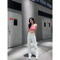 Quần Kaki  JL10 Ống Suông Cạp Cao Hack Dáng JOLY.