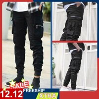 QUẦN KAKI JOGGER NAM CÓ KHÓA KÉO