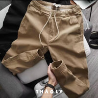 Quần Kaki Jogger Zara bo lai phong cách thời trang đơn giản cho nam và nữ