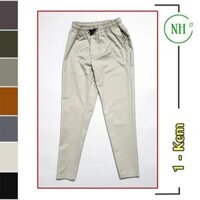 Quần kaki lưng thun cao cấp, quần BIG SIZE đến gần 100kg NHIỀU MÀU - NH shop - Kem,34