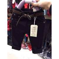 Quần kaki màu đen cho bé trai