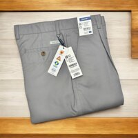 Quần kaki màu ghi GREY Việt Tiến 1 ly/không ly (6S6547-6S6546) 100% cotton có size lớn