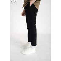 Quần Kaki Nam 3 Màu Trẻ Trung Phong Cách Công Sở GOAT MENSWEAR - Đen - S