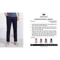Quần kaki nam Aristino AKK00208 phom regular fit vừa văn chất cotton cao cấp mềm thoáng mát và thấm hút tốt