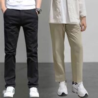 Quần kaki nam Cạp Chun cao cấp Co giãn, Khóa kéo, Mát Mẻ Năng Động Cực Kỳ Thoải Mái - A09