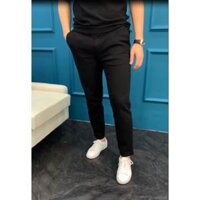 Quần Kaki Nam Đẹp Dáng Hàn Lưng Thun Tiện Dụng Form Slim Fit Cực Đẹp QK045 - màu xanh than,M 50-60kg