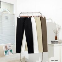 Quần Kaki Nam Form Slim Fit Trơn Kaki Cotton BỜM SHOP (Beacon Denim cũ) Mã QKK18 Cải Tiến, 4 Màu Basic, Thanh Lịch