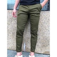 Quần Kaki Nam Kiểu Dáng Hàn Quốc Trẻ Trung Ống Côn Cực Dễ Phối Đồ - RÊU - M45-54kg
