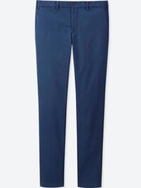 Quần Kaki Nam MEN Slim Fit Chino Flat Front Pants Blue - SIZE 29-33 - 29