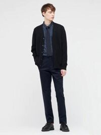 Quần Kaki Nam MEN Slim Fit Chino Flat Front Pants NAVY - SIZE 28-29-30-32-33-35 - 30