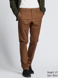 Quần Kaki Nam MEN Slim Fit Chino Flat Front Pants BROWN - SIZE 30-32 - 30