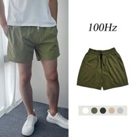 Quần Kaki nam ngắn cạp chun dây rút    Kiểu quần sooc nam dễ mix đồ đi chơi QD04