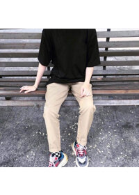 QUẦN KAKI NAM ỐNG SUÔNG TRƠN GIẢN DỊ NĂNG ĐỘNG - be xám - M