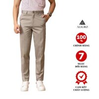 Quần kaki nam, quần thô dáng SlimFit, chất liệu vải kaki cao cấp bền đẹp, thiết kế cạp đính đỉa, ống đứng ALIGRO ALGK059 - 32