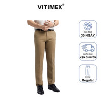 Quần Kaki Nam Thời Trang VITIMEX KRS7640 Chất Vải Cotton Cao Cấp Phom Dáng Lịch Lãm Sang Trọng