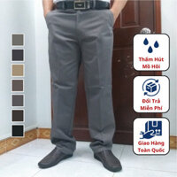 Quần kaki nam trung niên ống suông màu chuẩn - Xưởng may Phúc Hằng - Hàng mới về