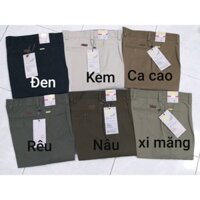 Quần kaki nam trung niên xếp ly ống suông - XM Phúc Hằng