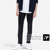 Quần kaki nam xuất khẩu Uniqlo ống côn màu navy