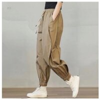 Quần kaki nữ kiểu màu nâu,đen đủ size 90kg Thaco mã KD1
