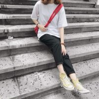 Quần Kaki nữ xinh sắn - QUẦN kAKI NỮ TRƠN - Đen - L