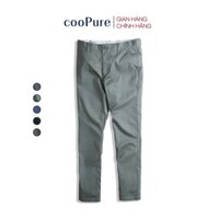 Quần kaki ống đứng cooPure, chất vải kaki thun truyền thống, bảng màu đa dạng, lịch thiệp QKCP022