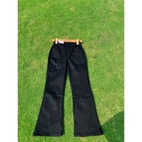 quần kaki ống loe xẻ