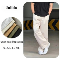 Quần Kaki Ống Rộng Nam Cạp Chun Xếp Ly Quần Ống Suông Chất Kaki Mềm Thoáng Mát Dễ Phối Đồ