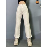 Quần kaki ống rộng