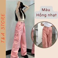 Quần kaki ống rộng