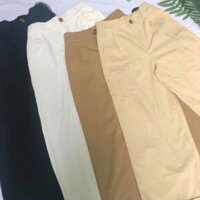 Quần kaki ống rộng