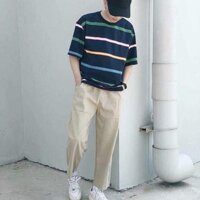 Quần kaki ống xuông nam nữ - Be - M