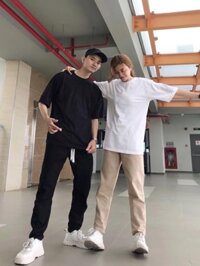 Quần Kaki - Quần Baggy Kaki Nam Nữ Unisex Dáng Suông - Quần Kaki Cạp Chun HOMIES ( Top.unisex )