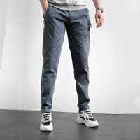 Quần Kaki Slimfit Cao Cấp Túi Khóa Kéo