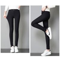 Quần Kaki thun nữ co giãn mạnh, dáng ôm kèm ảnh thật