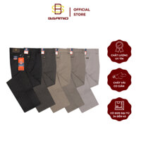 Quần Kaki Trung Niên Nam BSAMIO Cao Cấp Co Giãn Nhẹ Vải Nhập Khẩu Ống Suông Có Size Đại Từ 29 Đến 40