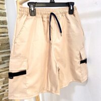 Quần kaki túi hộp lửng nam nữ - Da,M