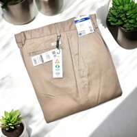 Quần kaki Việt Tiến màu be 1 ly 6T6554 - 100% cotton có size lớn
