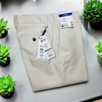 Quần kaki Việt Tiến màu kem không ly 6T6537