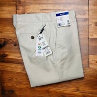 Quần kaki Việt Tiến màu kem không ly 6T6537- Regualrfit