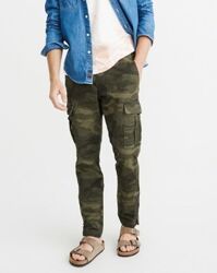 Quần Khaki nam Abercrombie AF-US-Q12 Athletic Skinny Cargo Pants