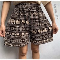 Quần lanh thái hoạ tiết thổ cẩm 🌈 Freesize🌈 Dáng shorts 2021🌈 Giá tại Xưởng