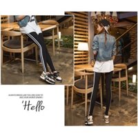 Quần legging 2 sọc